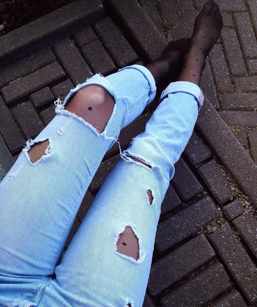 Ripped Jeans Fetish 5