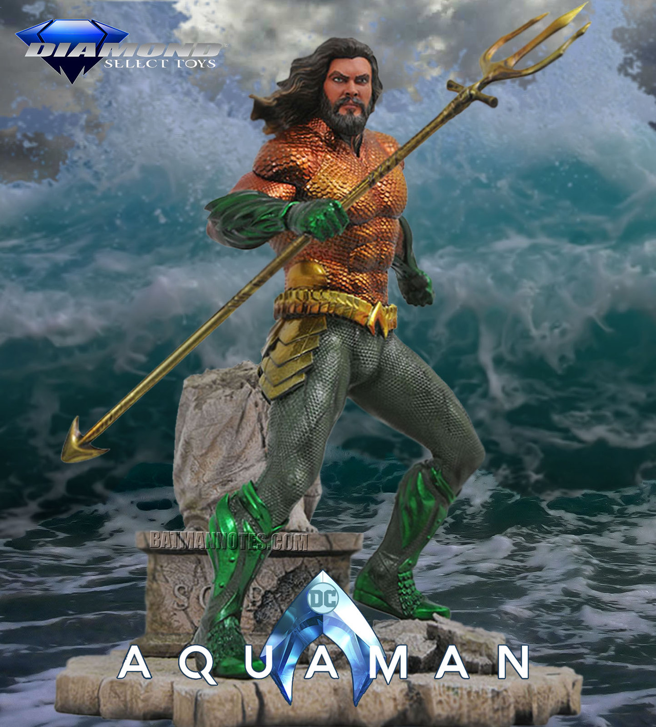 aquaman movie statues