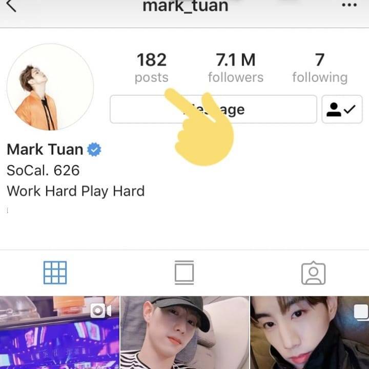 mark deleted some quite a lot of his older posts plus it s been said he has unfollow some of his friends - mark tuan instagram followers