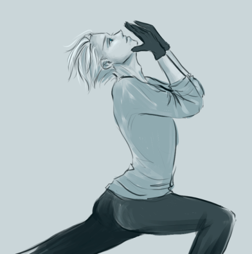 littorella:Viktor choreographing Yuuri’s free skate.These...