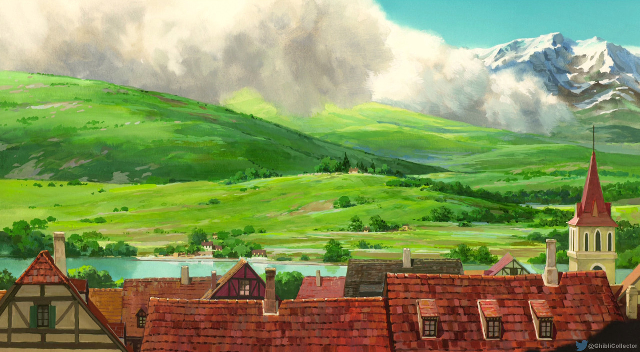 Studio Ghibli | The Landscapes and Skylines of Howl’s Moving...
