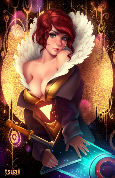 tsuaii:A pin-up of Red from Transistor!