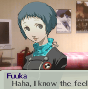 persona 3 dating Fuuka Miksi suoraan kaverit koukku kanssa homo kaverit