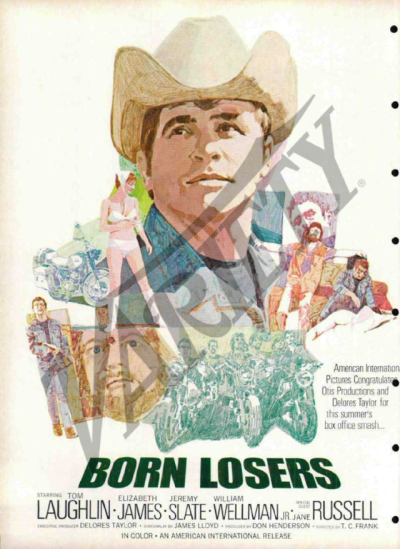 BORN LOSERS Movie Poster Exploitation Billy Jack Grindhouse