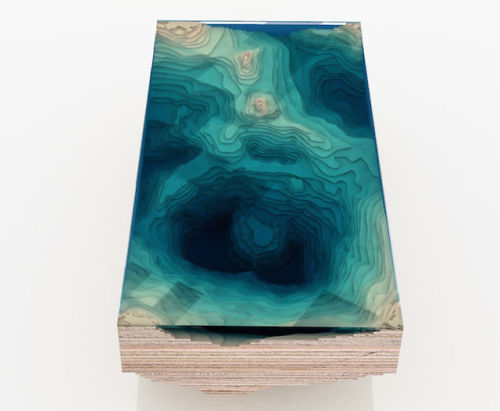 mymodernmet:The Abyss Table is a stunning coffee table that...