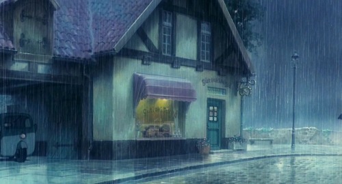 ghibli-collector:“A Rainy Night” Kiki’s Delivery Service - Dir....