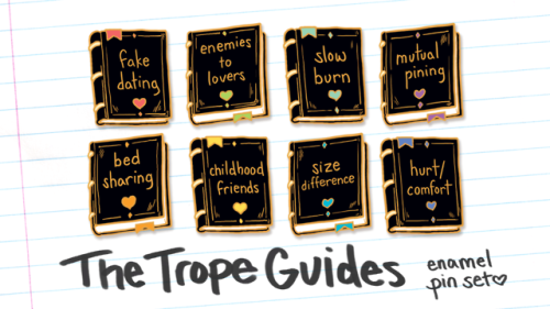 radio-silents:radio-silents:The Trope Guides: Enamel Pin...