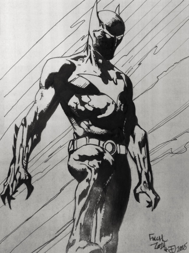 Ungoliantschilde — Batman Beyond, penciled by David Finch as a...