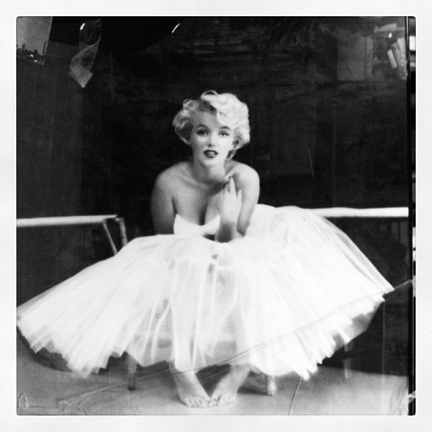 Veggie Kevin Tales — Marilyn Monroe, Ballerina Sitting, 1954, New York...