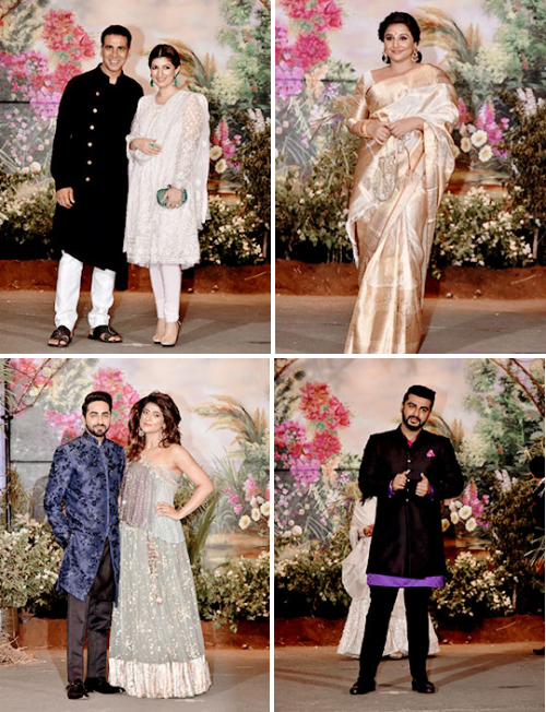 weheartbollywood:Bollywood Celebrities At Sonam Kapoor and...