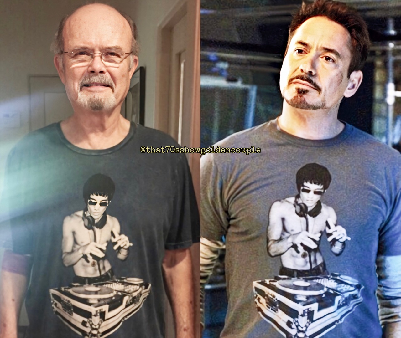 tony stark bruce lee shirt