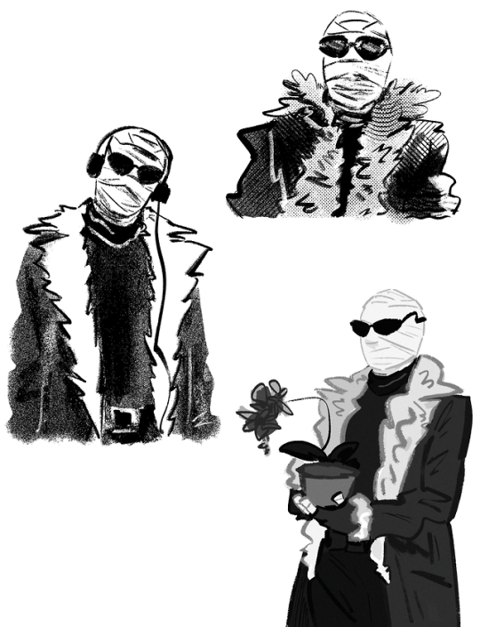 Sketched some Larrys.