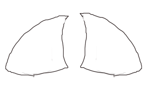 Mike Wazowski Horns Template