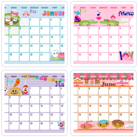 Pretty Little Pieces, Free Printable: 2013 Calendars Hope & Home...