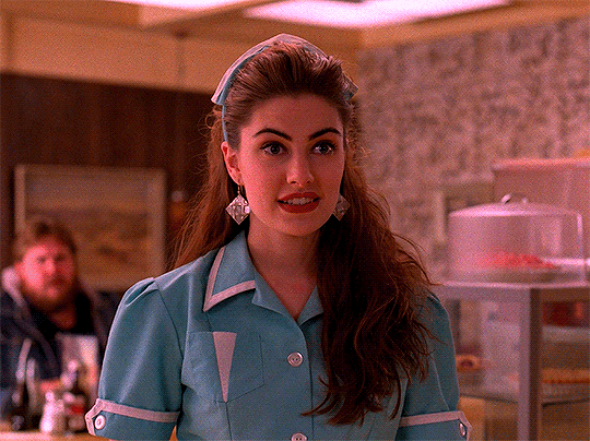 Lynchead Mädchen Amick As Shelly Johnson In Twin Open Your Mind 