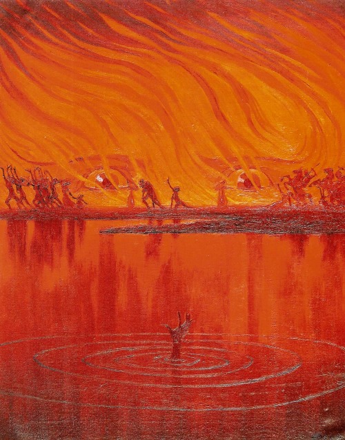 dappledwithshadow:Edward OkuńWar and Us, 1923With the Smoke...