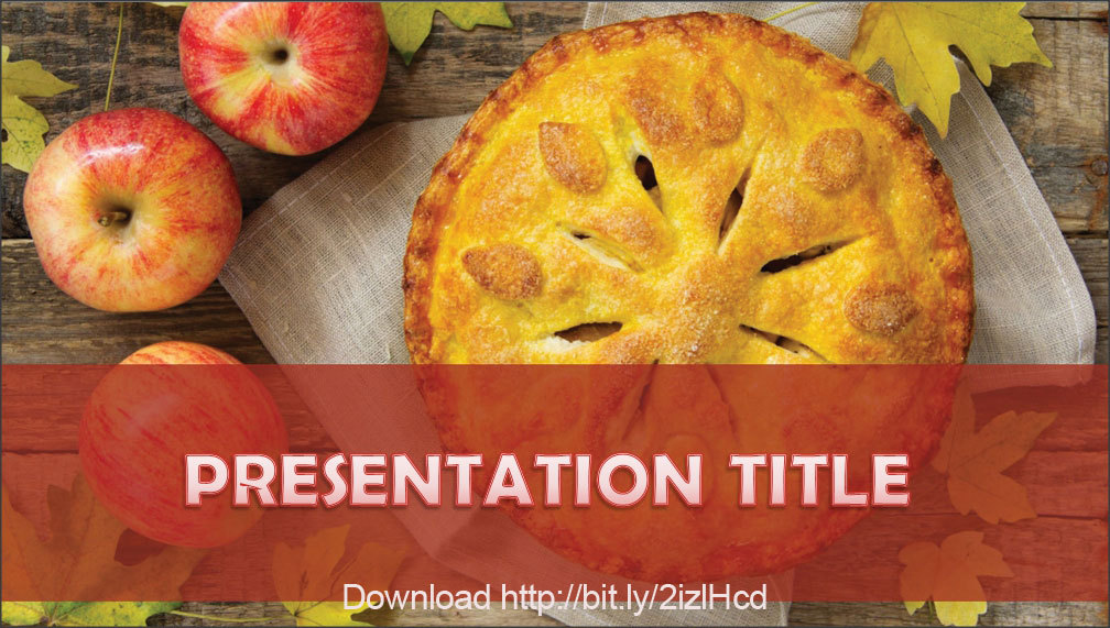 presentation about apple pie