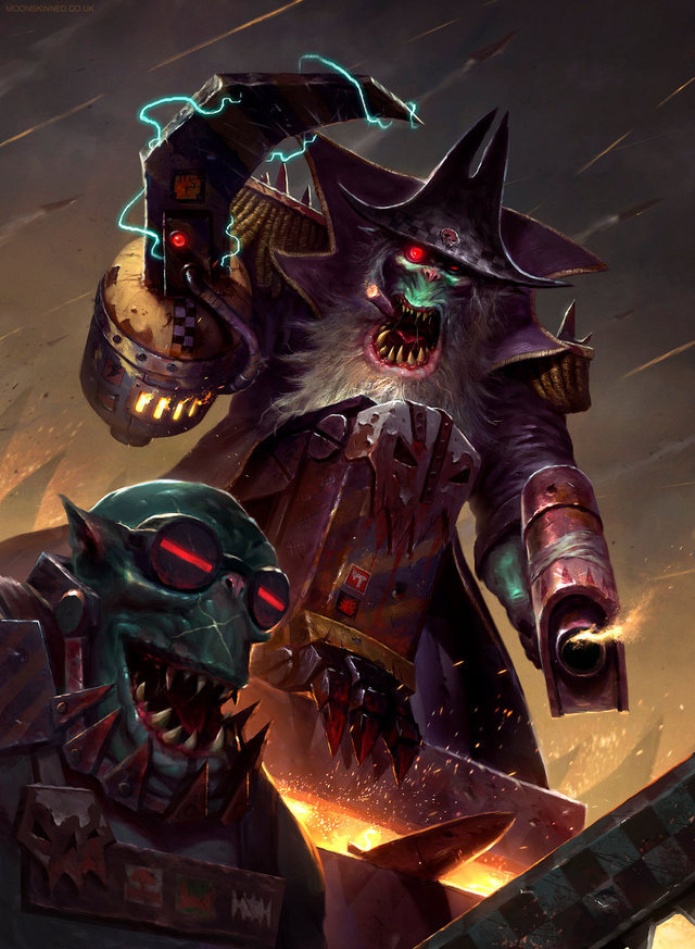Warhammer 40k artwork — Freebooterz by Sam Lamont