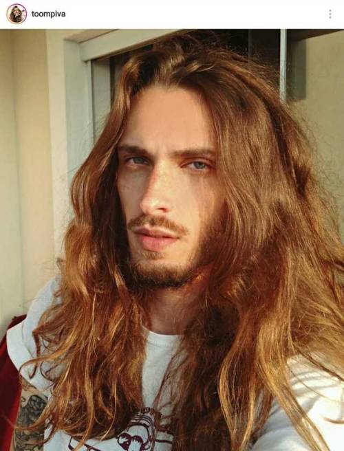 long haired brunette