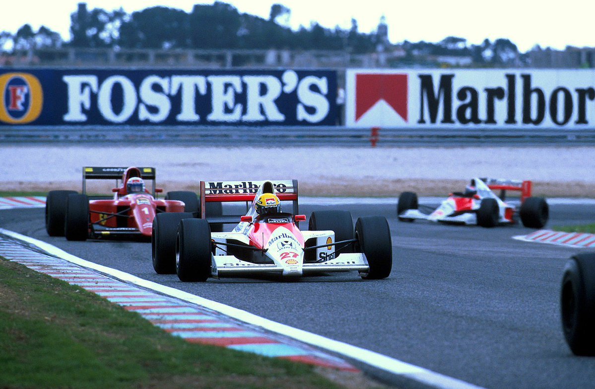 F1 Pictures Senna Prost Berger 1990