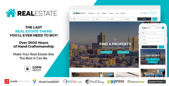 Real Estate 7 v2.9.5 - Real Estate WordPress Theme Nulled