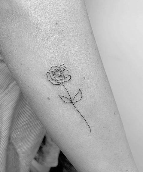 simple bouquet 💐 Other healed tattoos pictured not my work ———  #finelinetattoo #finelinetattoos #minimalism #minimalist #minima... |  Instagram