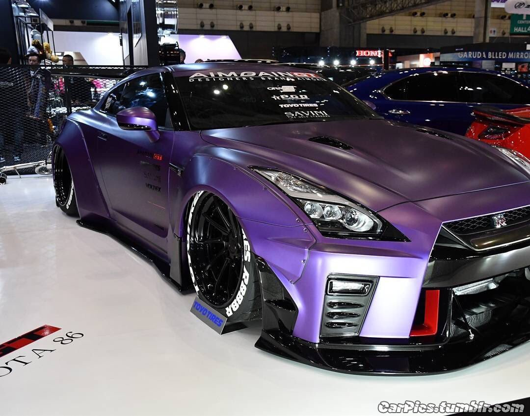 Untitled — carpics: Custom Purple Nissan GTR Purple...