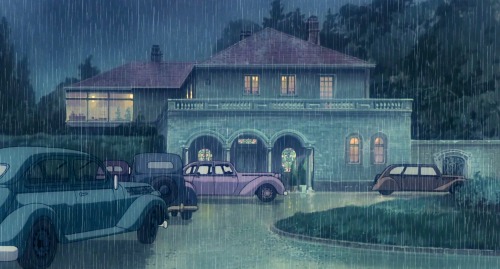 ghibli-collector:“A Rainy Night” Kiki’s Delivery Service - Dir....