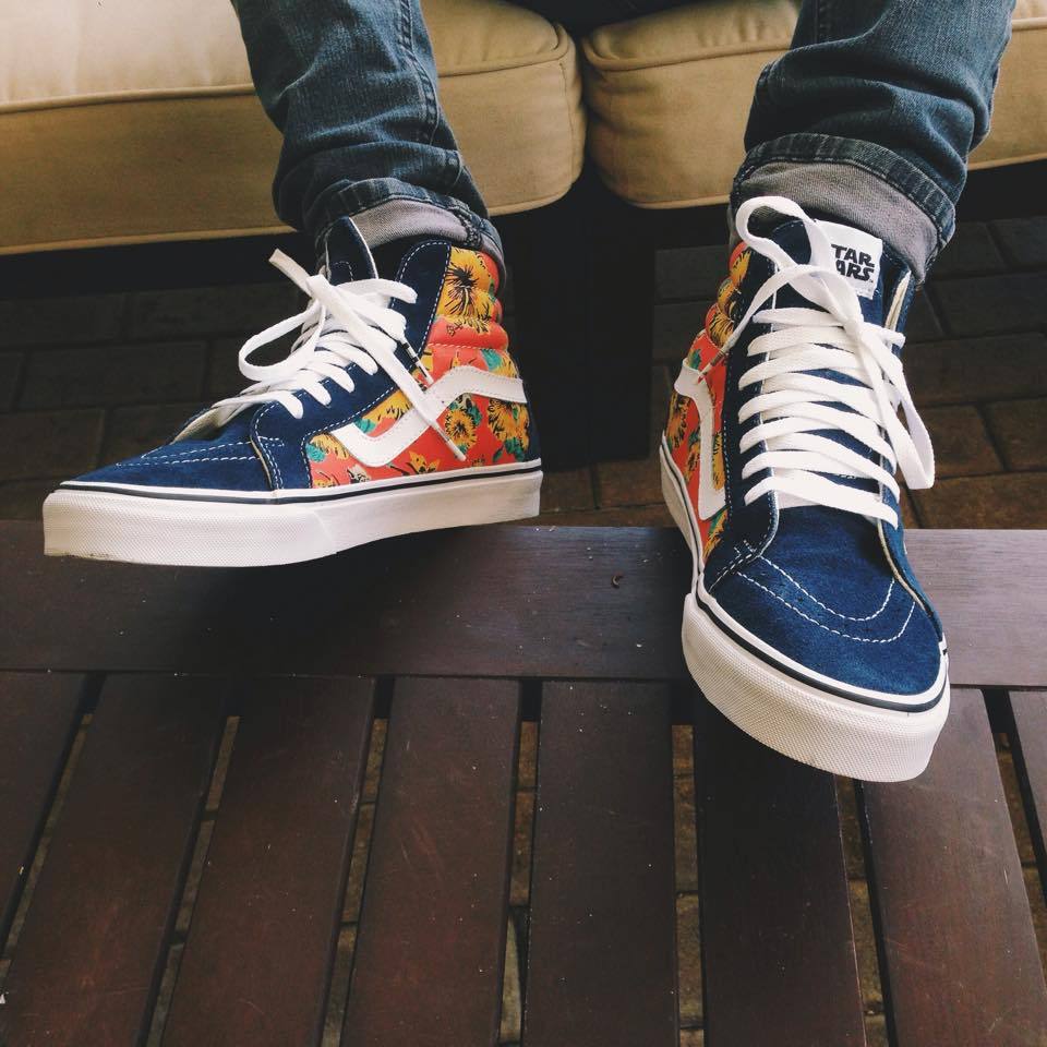 Vans sk8 Hi с джинсами оверсайз