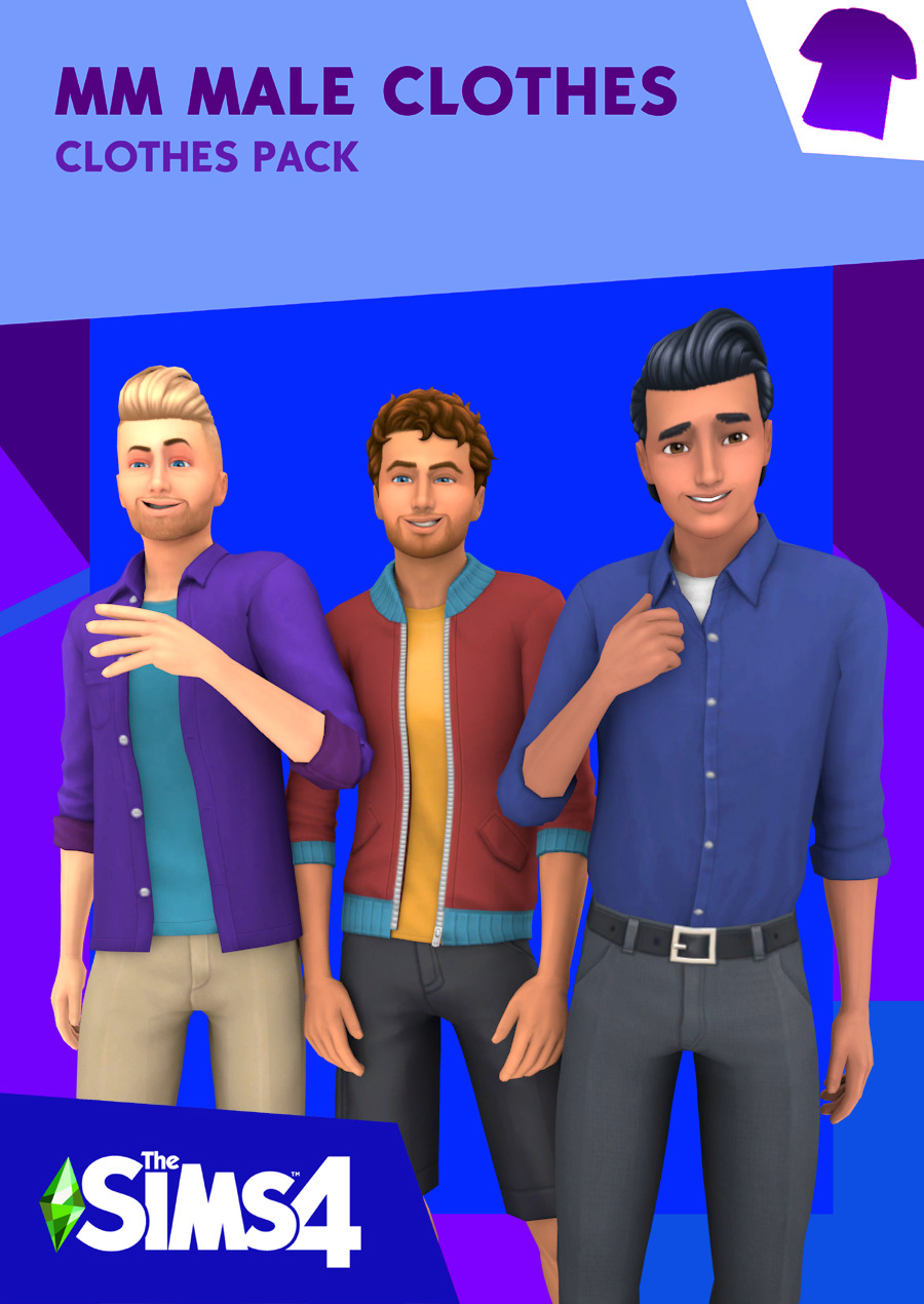 Maxis Match Male Clothes Pack Simsworkshop