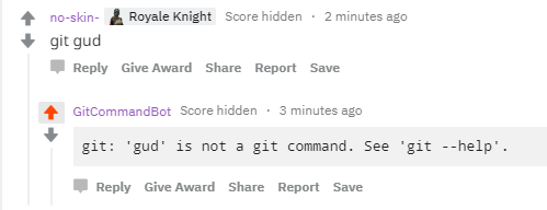 programmerhumour:Git gud