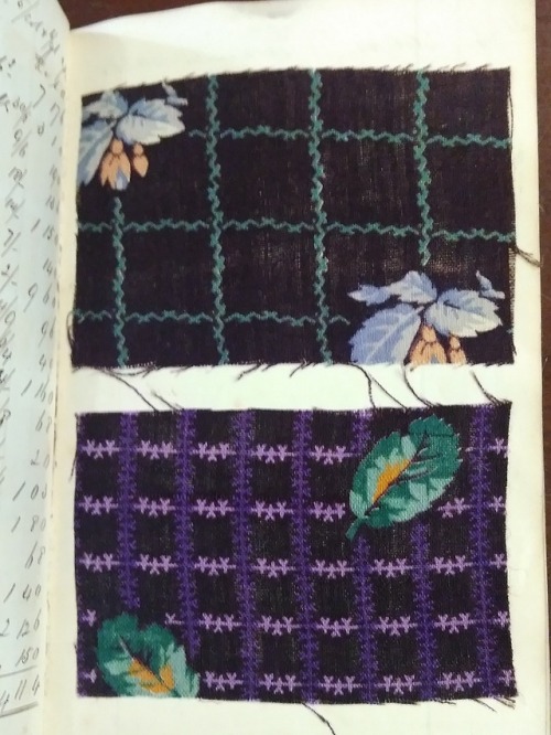 othmeralia:Stunning samples from a British dyer’s account book,...