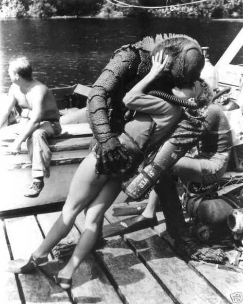 fortheloveofhorror:behind the scenes of creature from the...