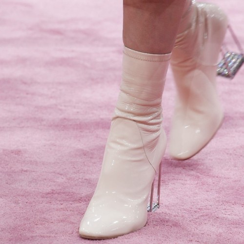 jai-by-joshua:Latex Ankle Boots @ Dior Couture by Raf Simmons...