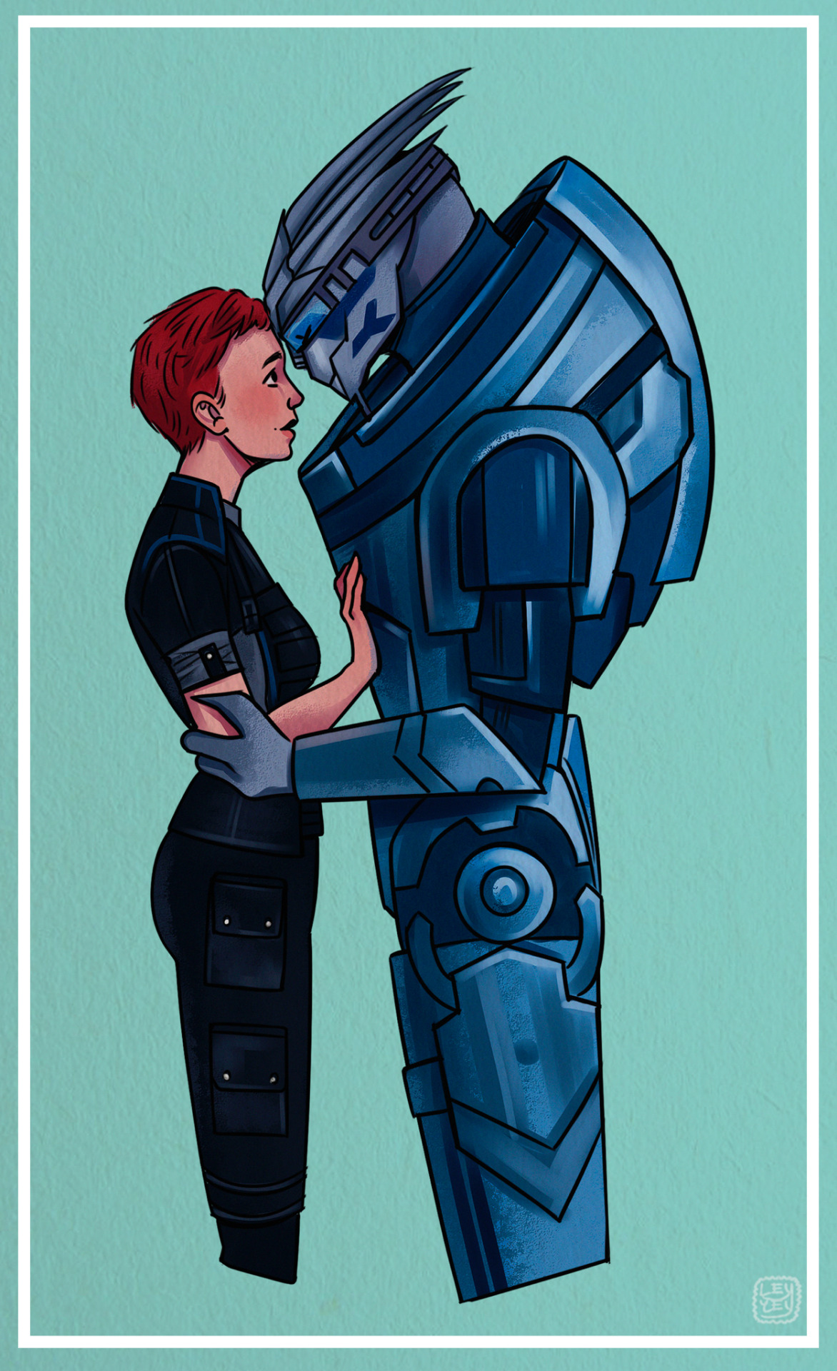 <b>garrus</b> x femshepard Tumblr.