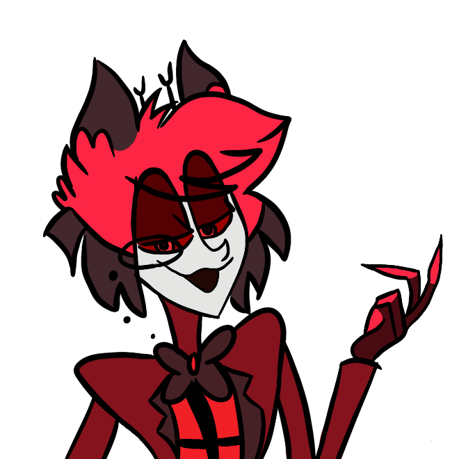 Hazbin Hotel Content! — Took a break from Alastor and did a doodle of...