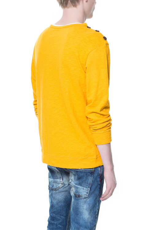 SWEATSHIRT WITH FRONT SEAM This is a fantastic color for the...