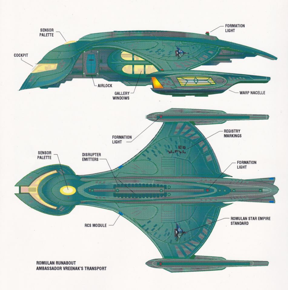 list of star trek romulan ships