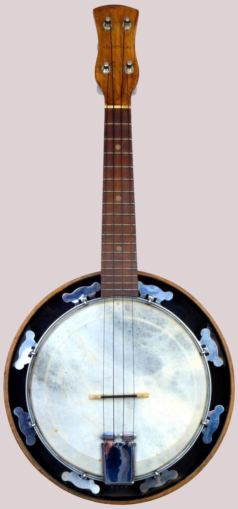 Old (1950's) GH&S "Melody-Uke" Resonator Banjolele Acoustic Soprano