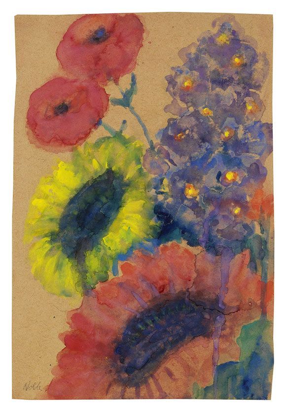 Artofdarkness Co Admin Art Of Darkness Emil Nolde Floral Still   Tumblr Nztm0y6GxM1qjle4ko1 640 