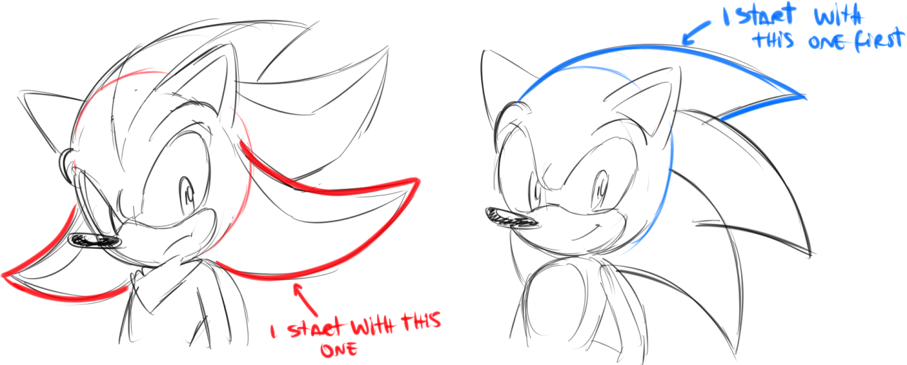 How To Draw Sonic Quills