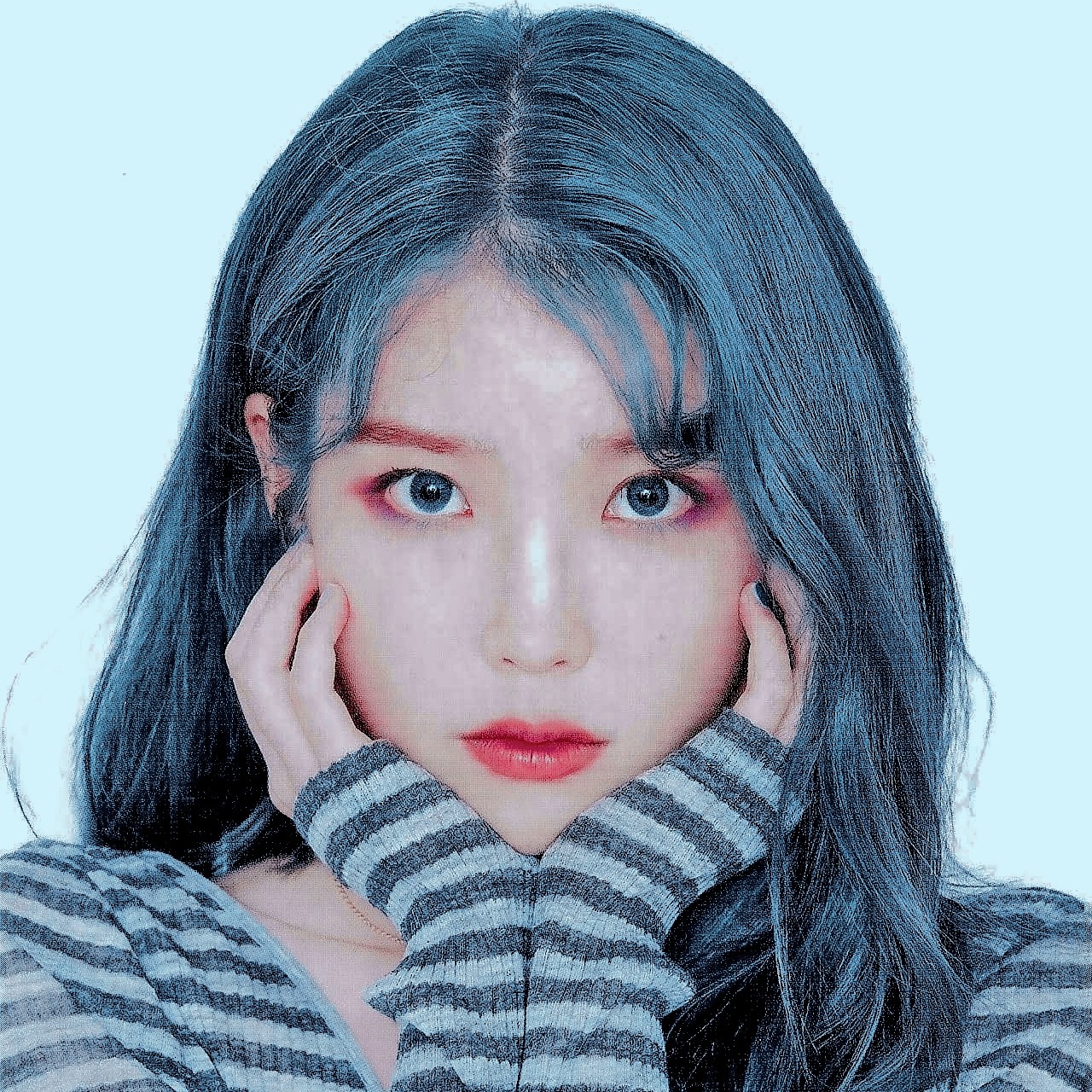  Iu  Blue Hair  Color  review terbaru