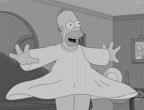 Homer Simpson Spinning