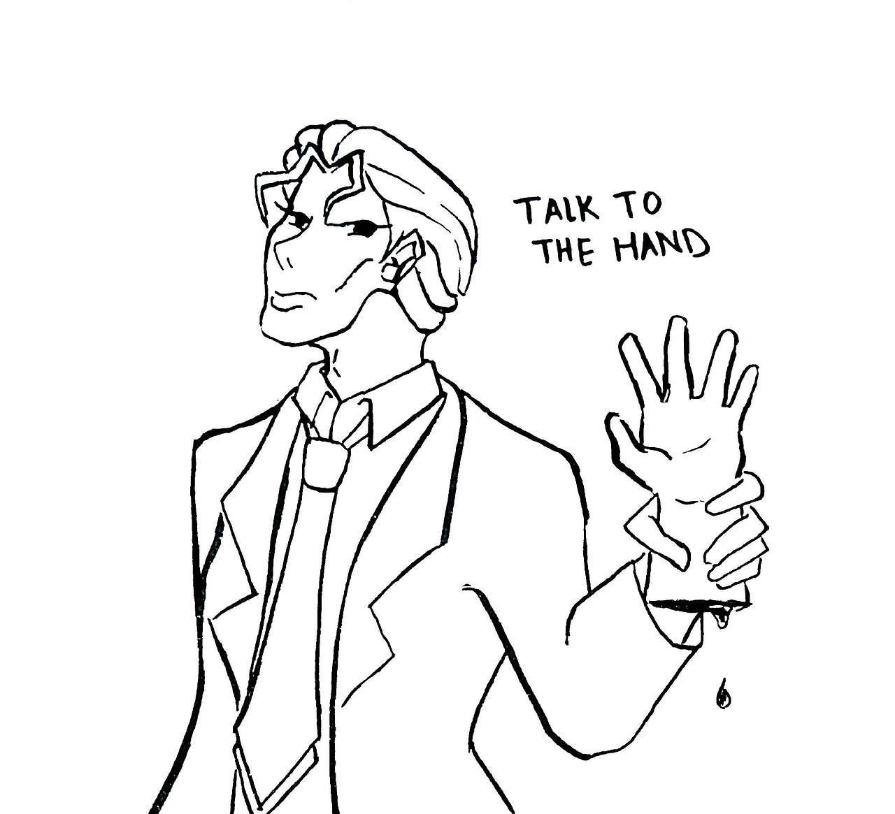 I Draw Shitty Jojo Memes Talk To The Hand