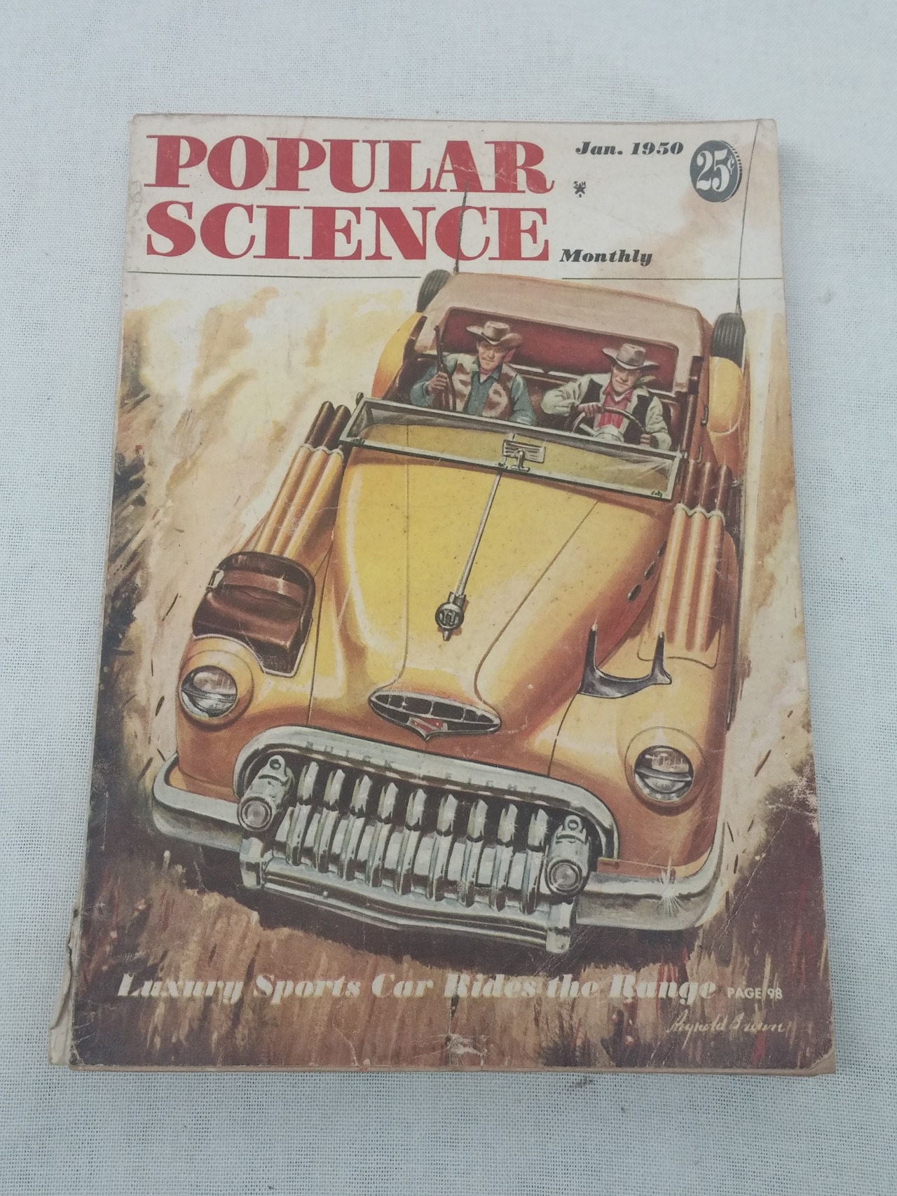 This Jan. 1950 Popular Science cover is absolutely...