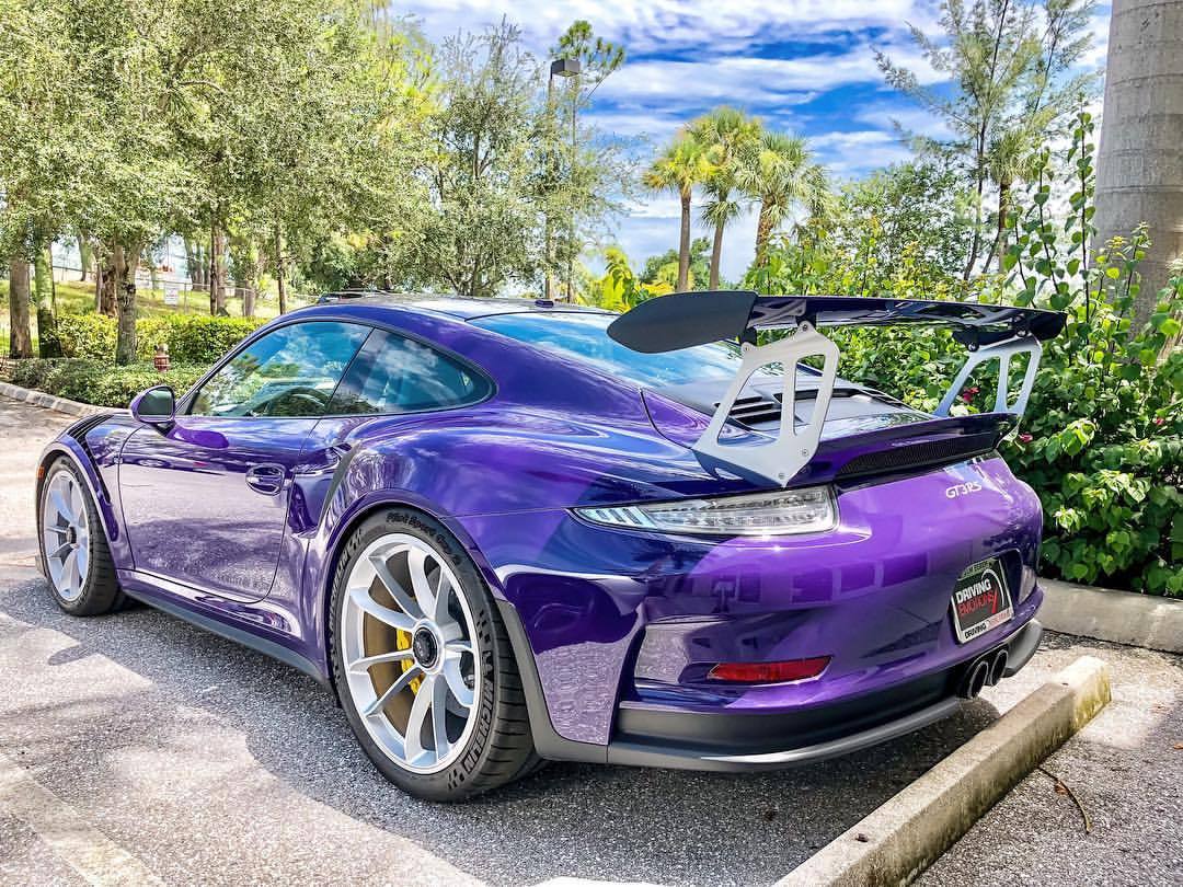 Driving Emotions \u2014 Ultra Violet! 😈 Porsche 911 GT3RS