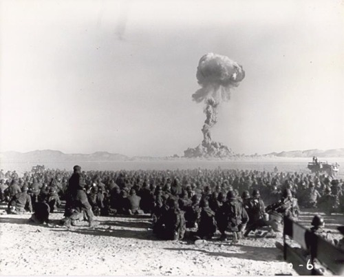 historicaltimes:1951 ‘Buster-Jangle-Dog’ nuclear bomb test at...