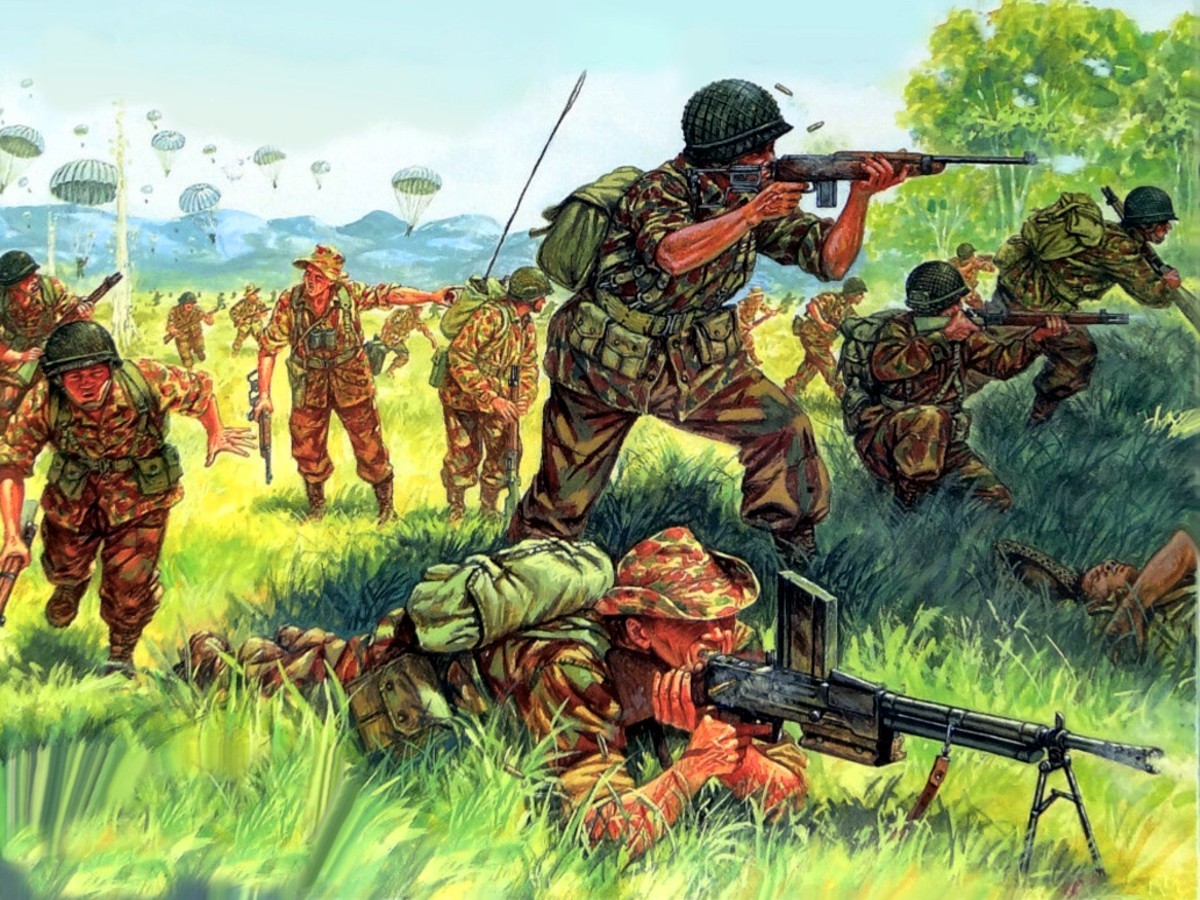 Pinturas de Guerra - siglo XX — 1953 Operation Castor, Paras Indochina ...