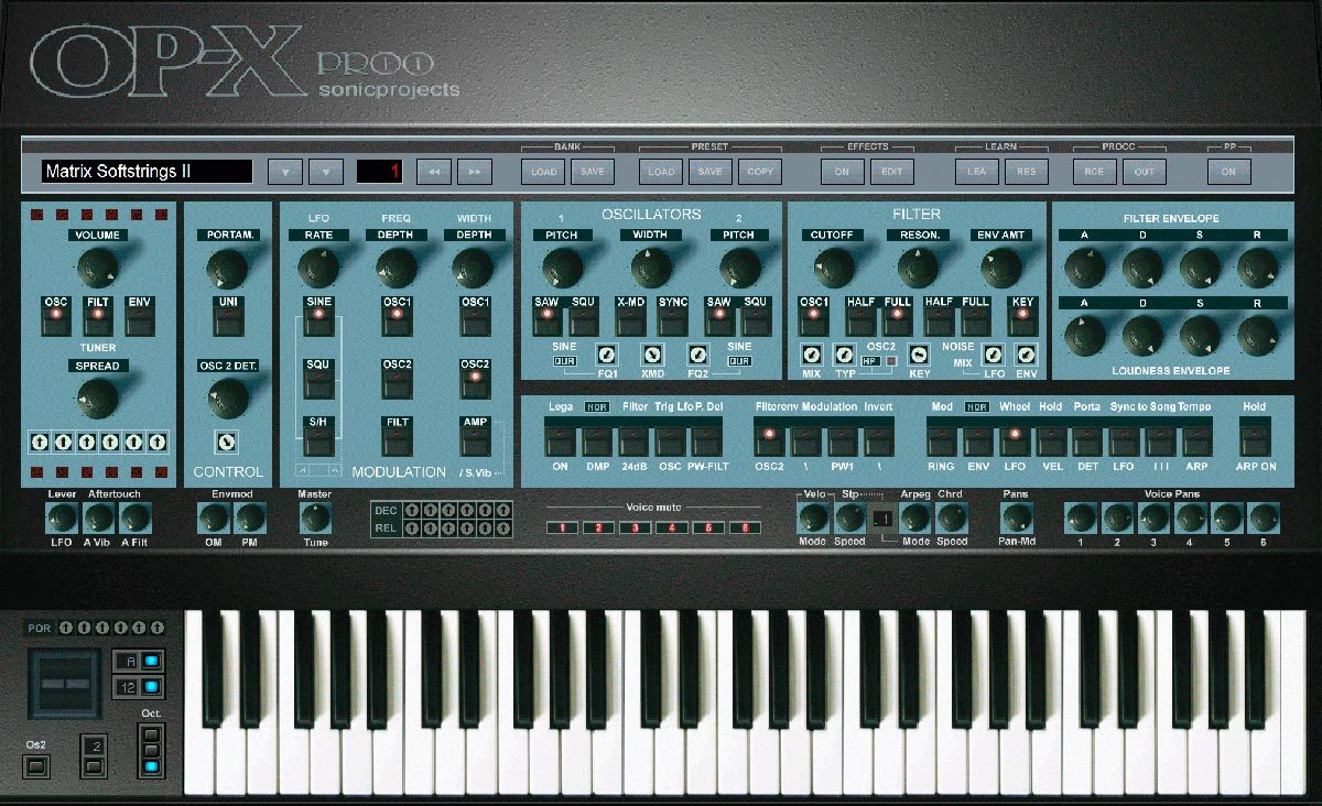 SonicProjects OP-X PRO-II 1-2-6 VST-VST3 WINDOWS x64 SonicProjects OP-X PRO-II 1-2-6 VST-VST3 WINDOWS x64