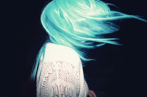 3. "Light Blue Hair Aesthetic on Tumblr" - wide 8